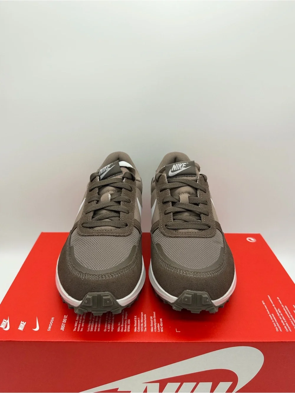 Nike Waffle Nav Mink Brown Grey FJ4195-201 Men’s Size 10